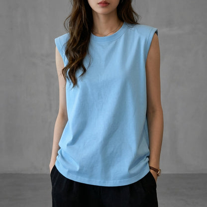 Ivorielle Loose Sleeveless Tank Top