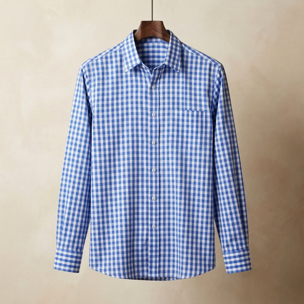 Qiravelle Casual Plaid Shirt