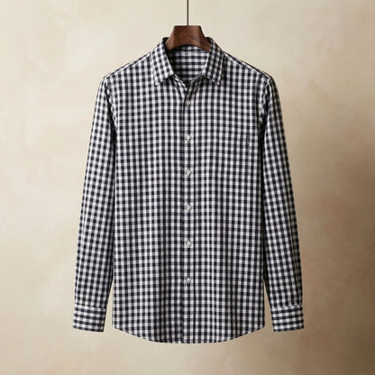 Qiravelle Casual Plaid Shirt