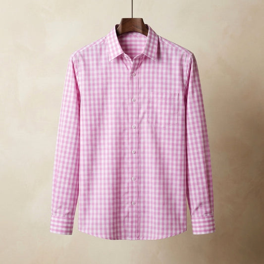 Qiravelle Casual Plaid Shirt