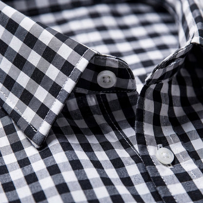 Qiravelle Casual Plaid Shirt