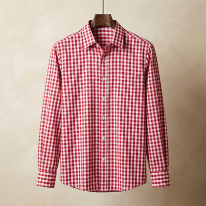 Qiravelle Casual Plaid Shirt