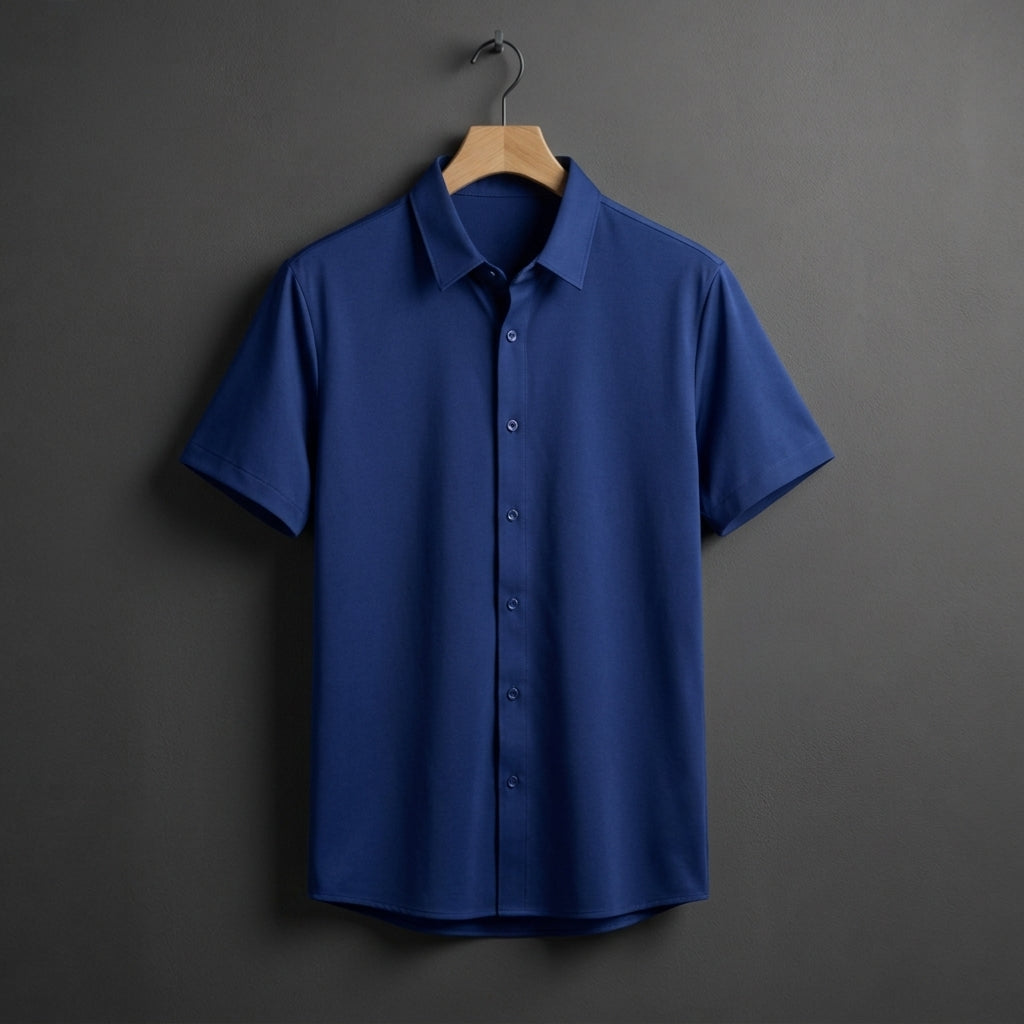 Sylvarique Business Casual Short Sleeve Shirt