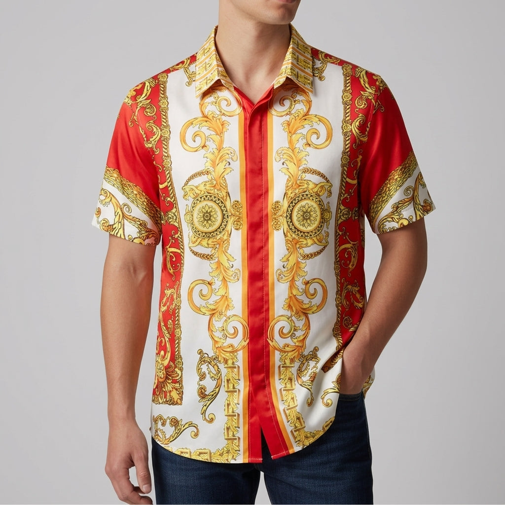 Monaco Baroque Print Shirt