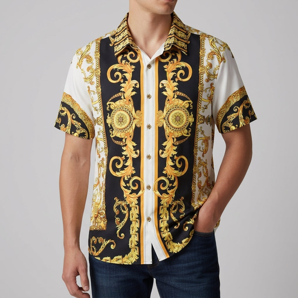 Monaco Baroque Print Shirt