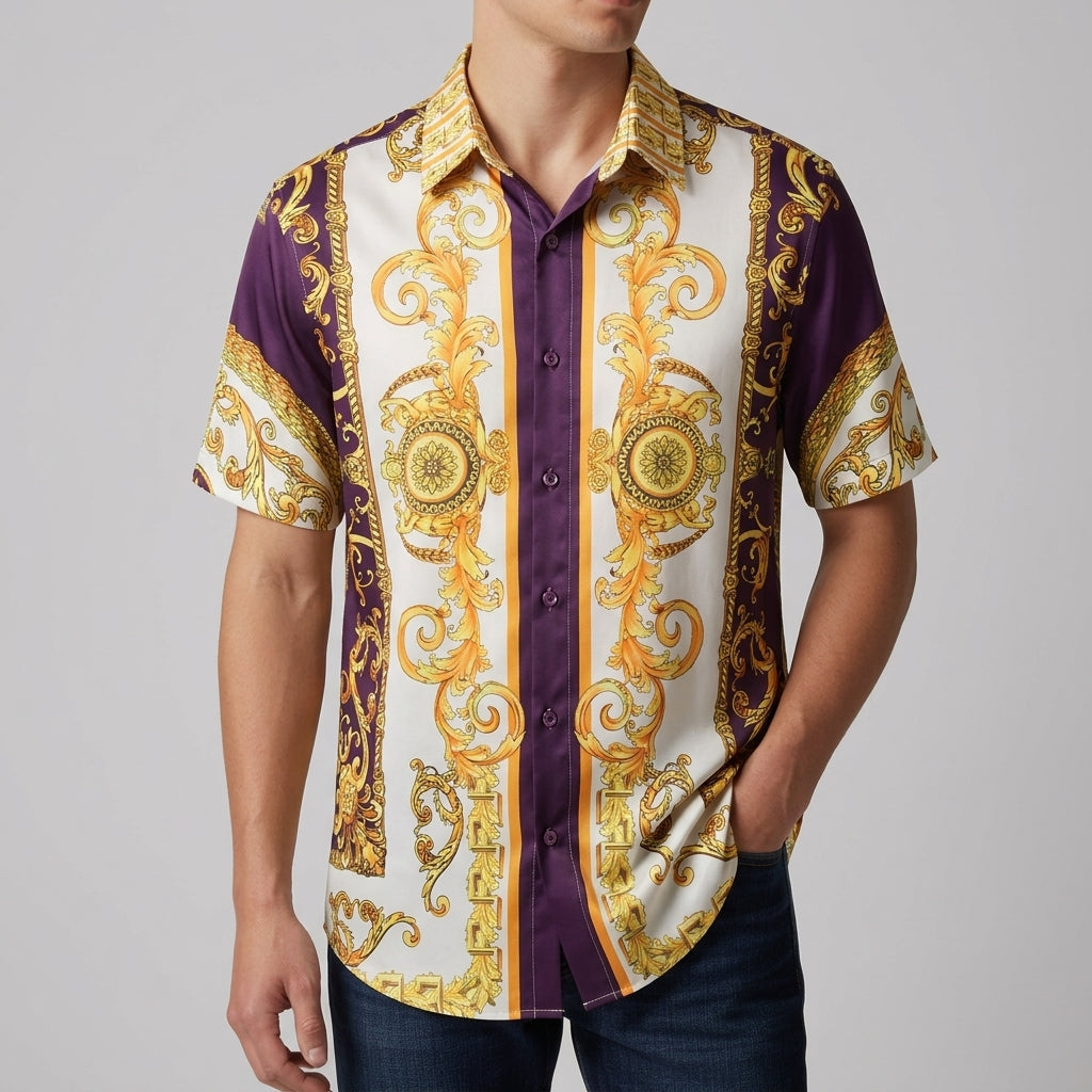 Monaco Baroque Print Shirt