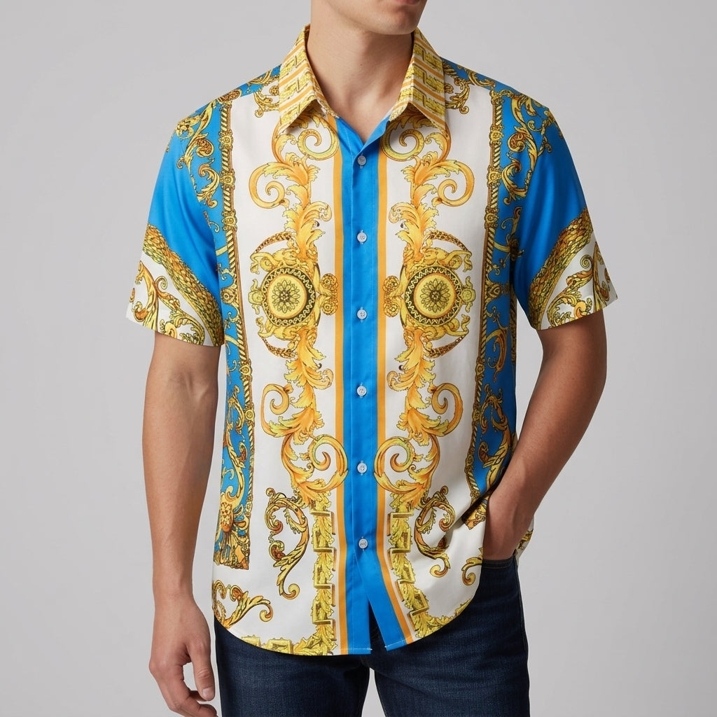 Monaco Baroque Print Shirt