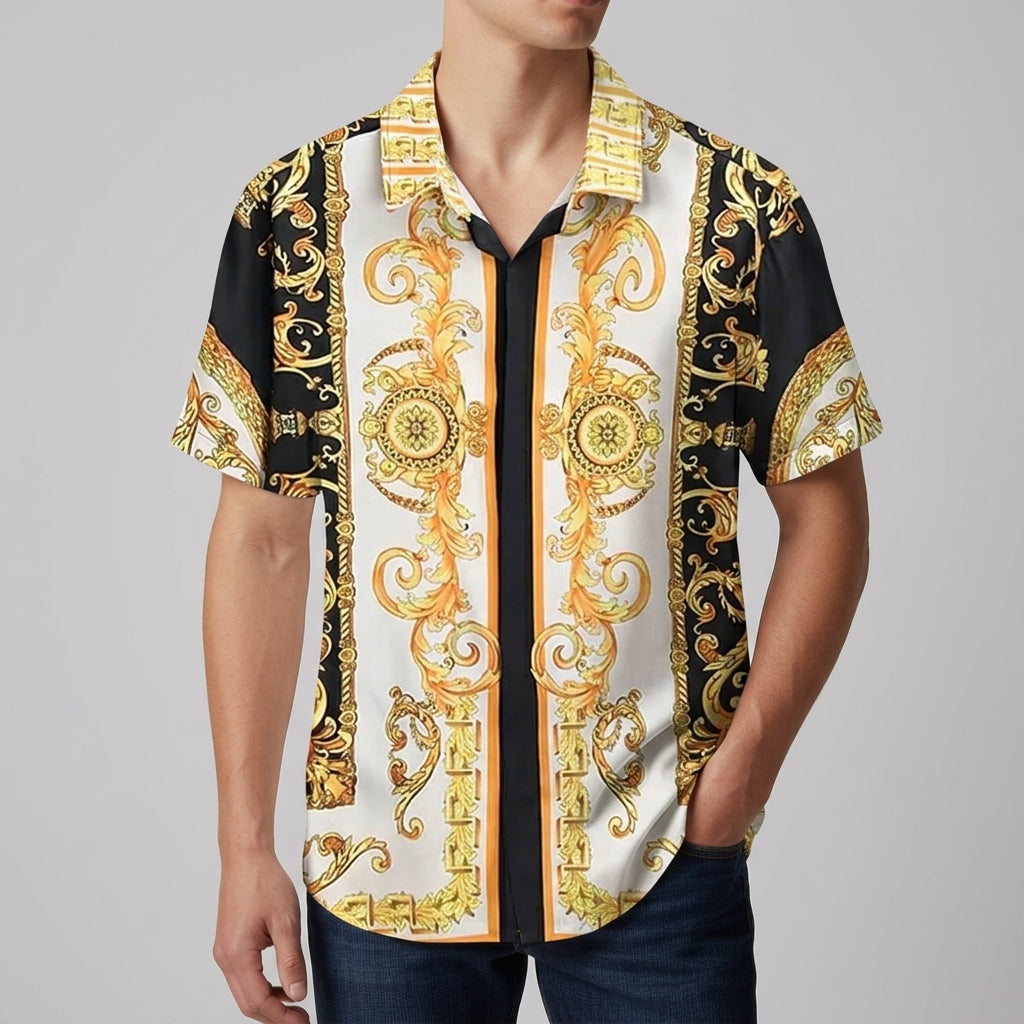 Monaco Baroque Print Shirt