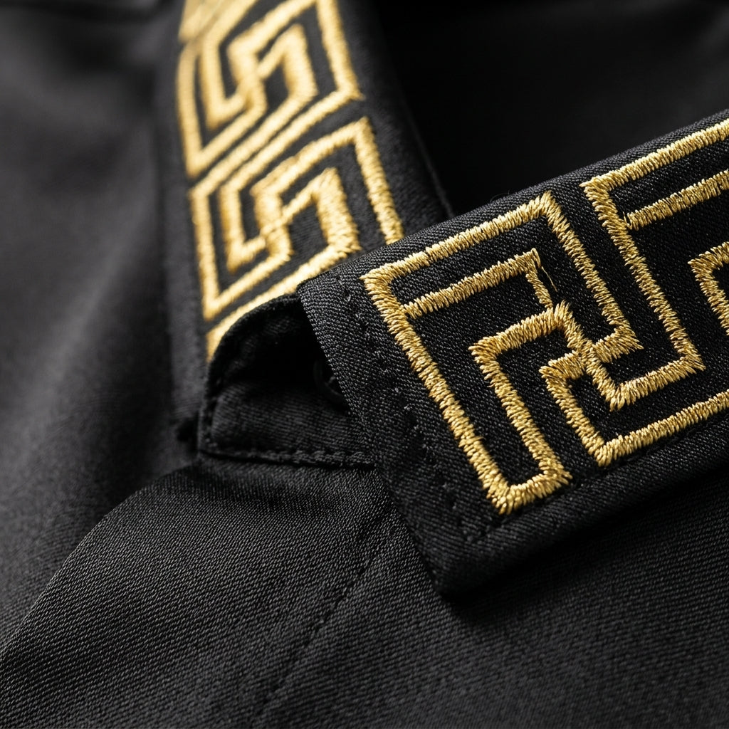 Valenza Embroidered Collar Shirt