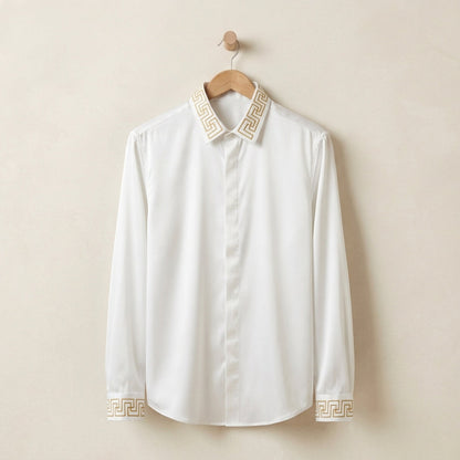 Valenza Embroidered Collar Shirt