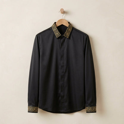 Valenza Embroidered Collar Shirt