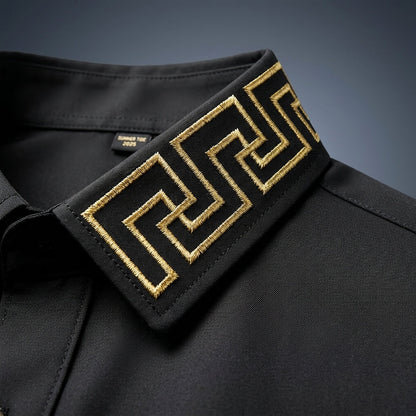 Valenza Embroidered Collar Shirt
