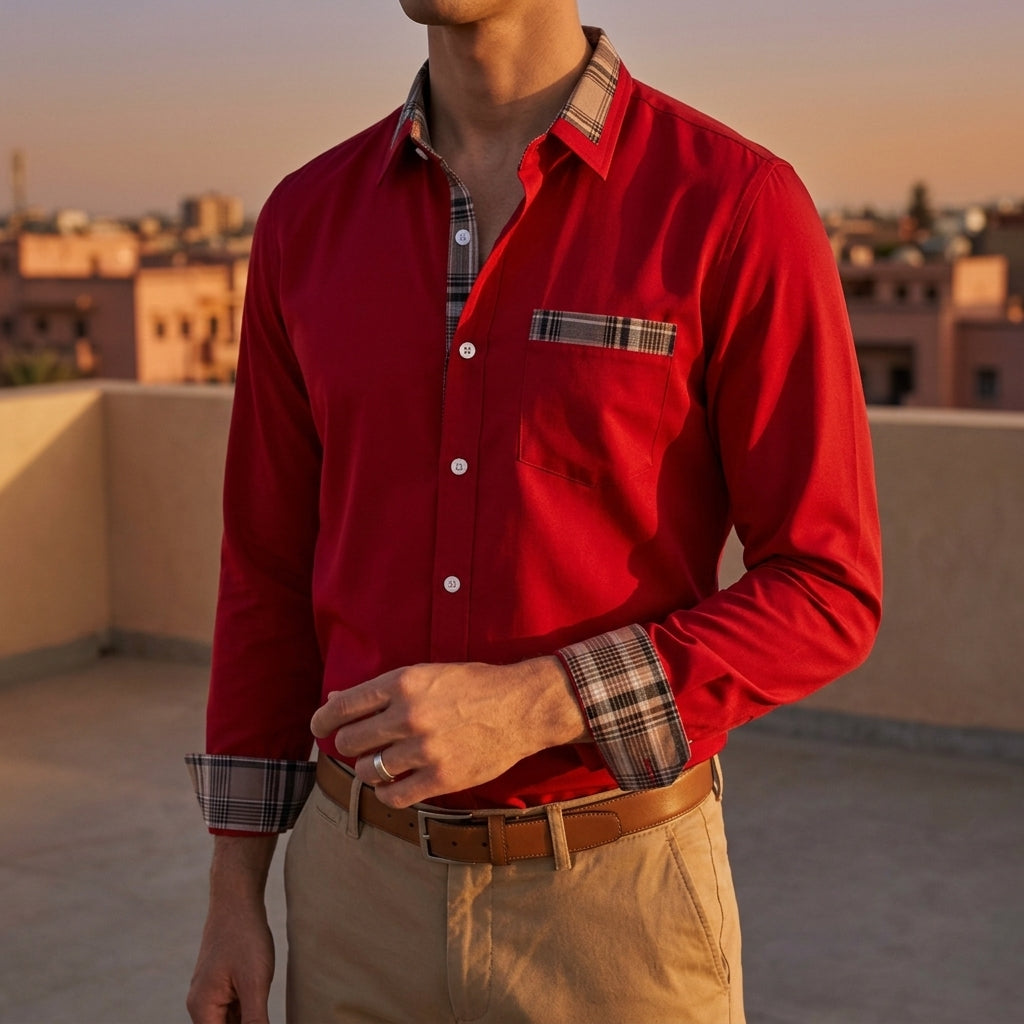 Norvielle Casual Button-Down Shirt