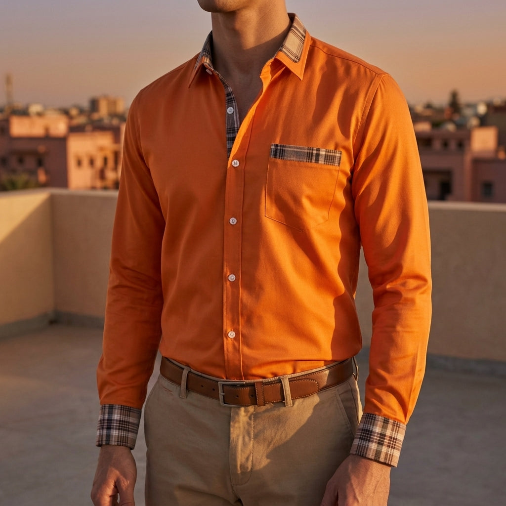 Norvielle Casual Button-Down Shirt