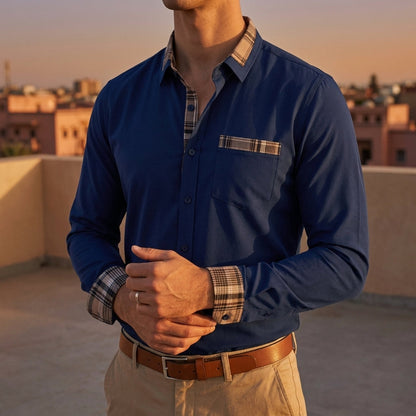 Norvielle Casual Button-Down Shirt