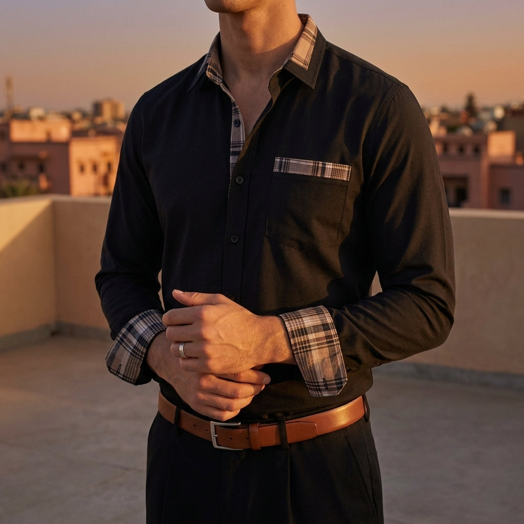 Norvielle Casual Button-Down Shirt