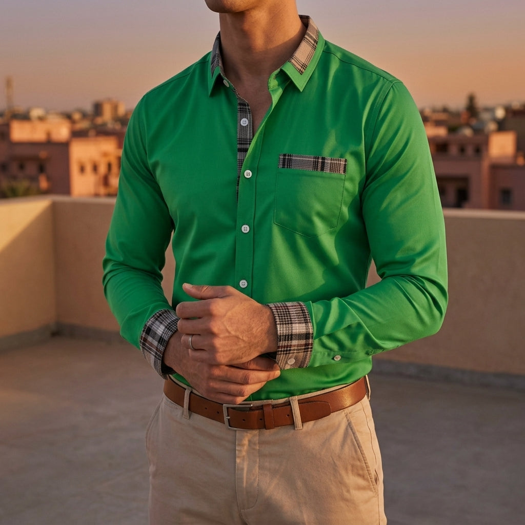 Norvielle Casual Button-Down Shirt
