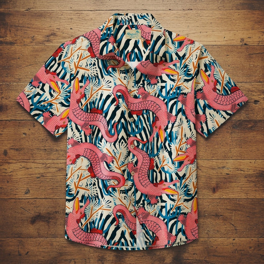 Palermo Casual Alligator Print Shirt