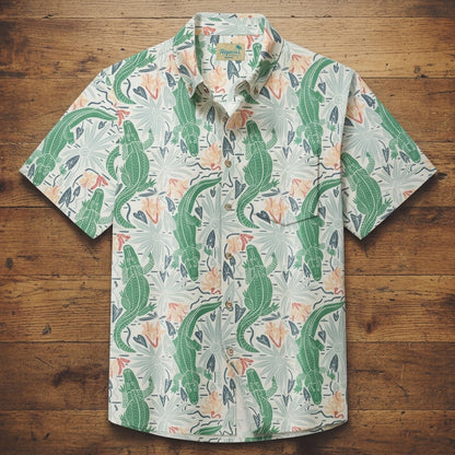 Palermo Casual Alligator Print Shirt