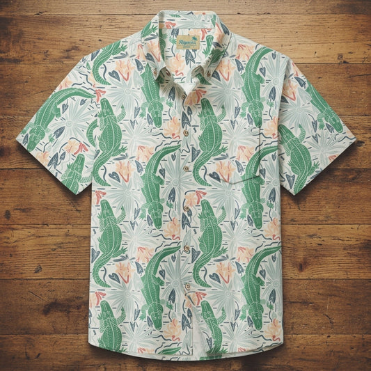 Palermo Casual Alligator Print Shirt