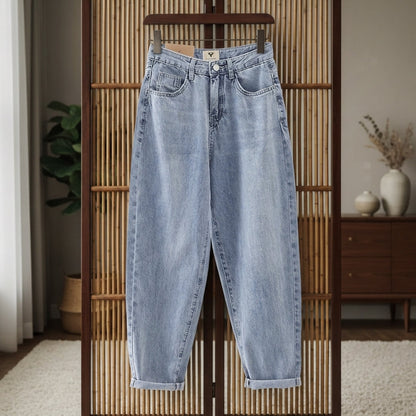 Noelle High Waist Loose Fit Jeans
