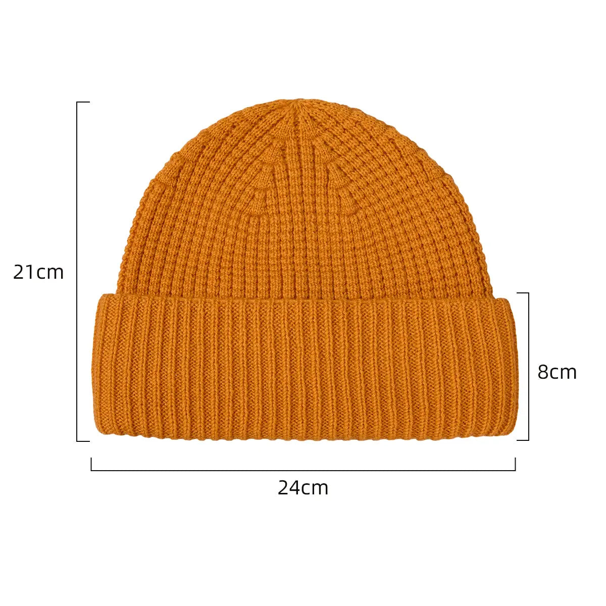 Blank Wool Waffle Knit Beanie