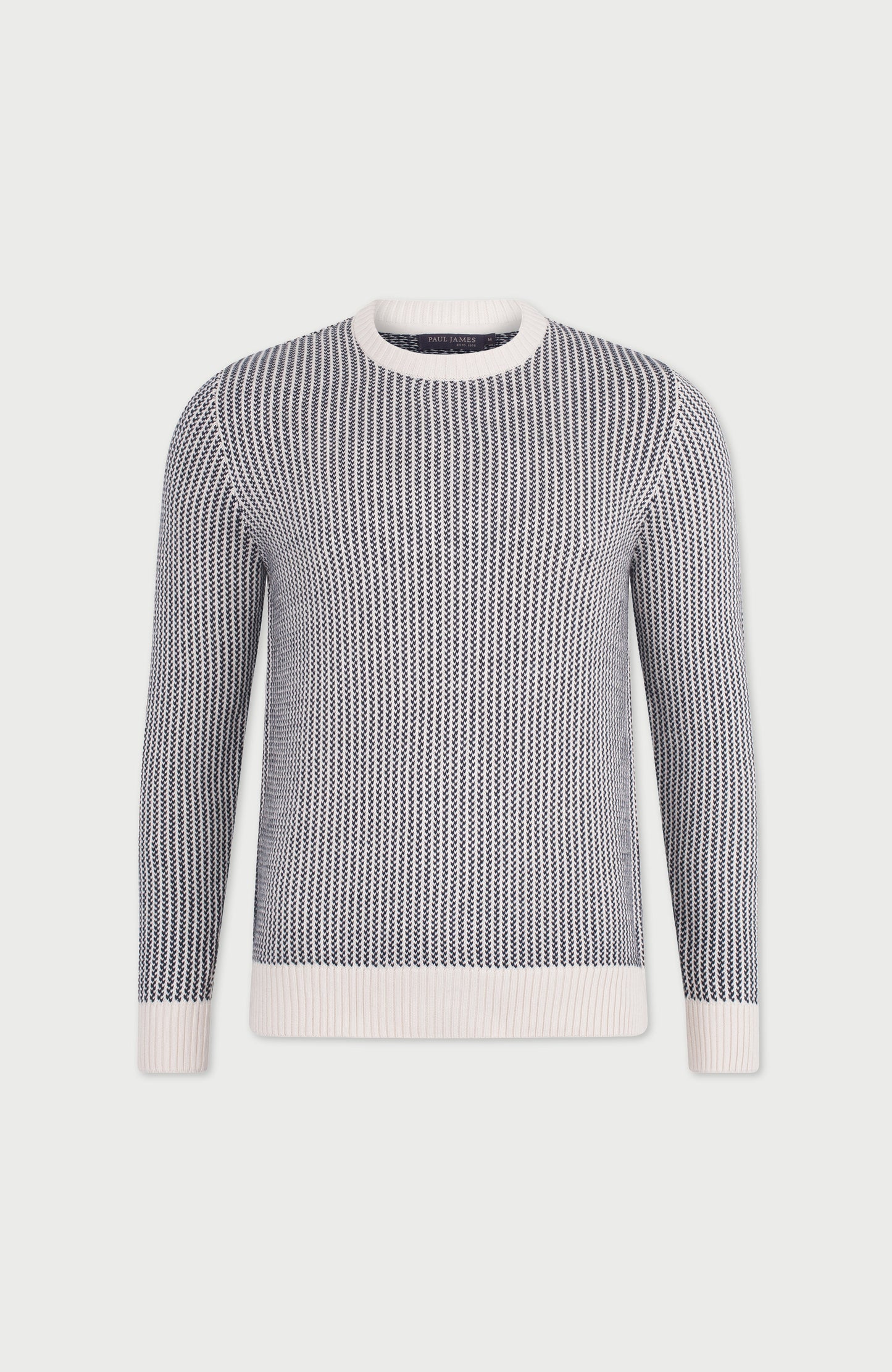 Mens Cotton Fisherman Tuck Stitch Jumper