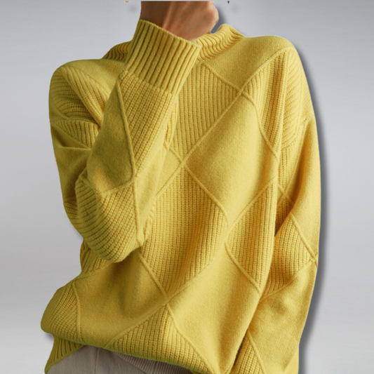Women’s cashmere turtleneck sweater | Myla