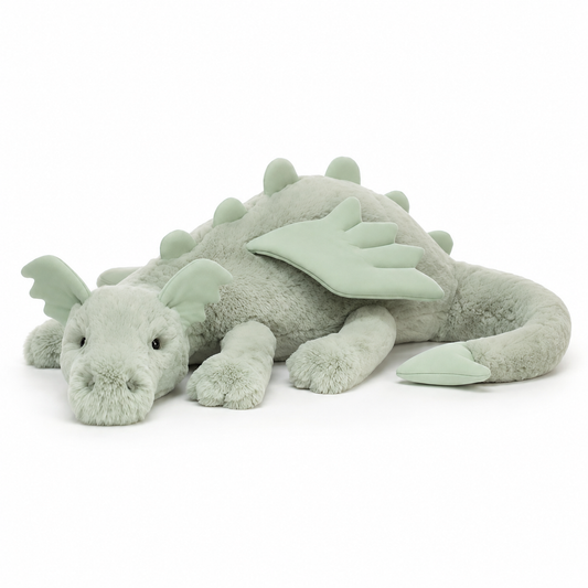 Matcha Dragon Plush Toy – 50cm