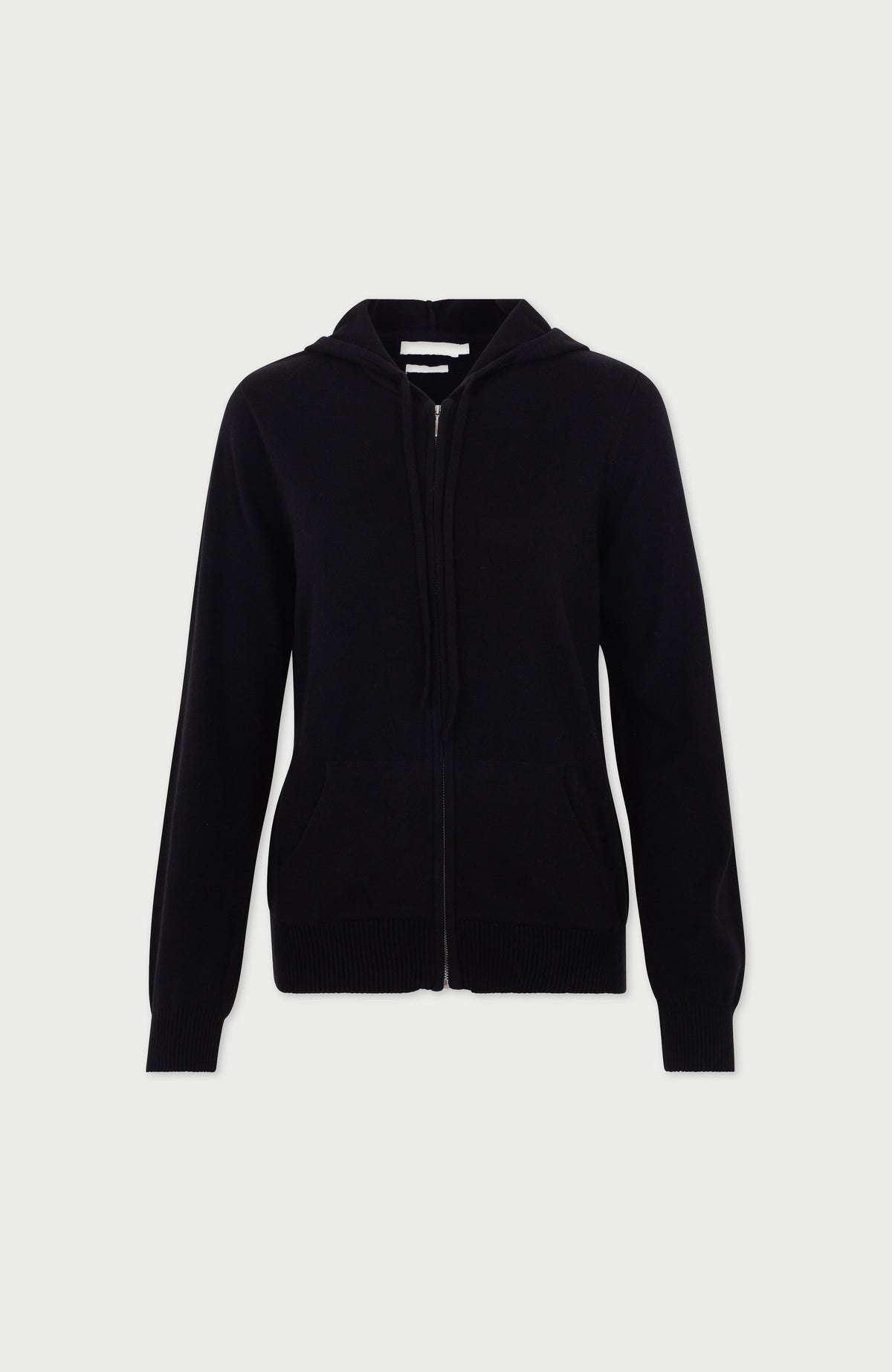 Womens Lightweight Cotton Zip Through Hoodie