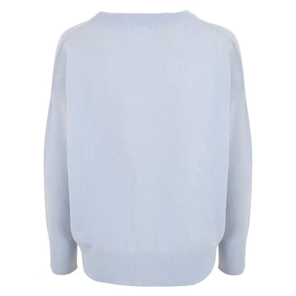 Womens 100% Cashmere Crew Neck Jumper