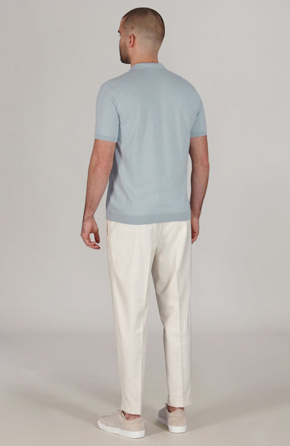 Mens Ultra Fine Cotton Short Sleeve Polo Shirt