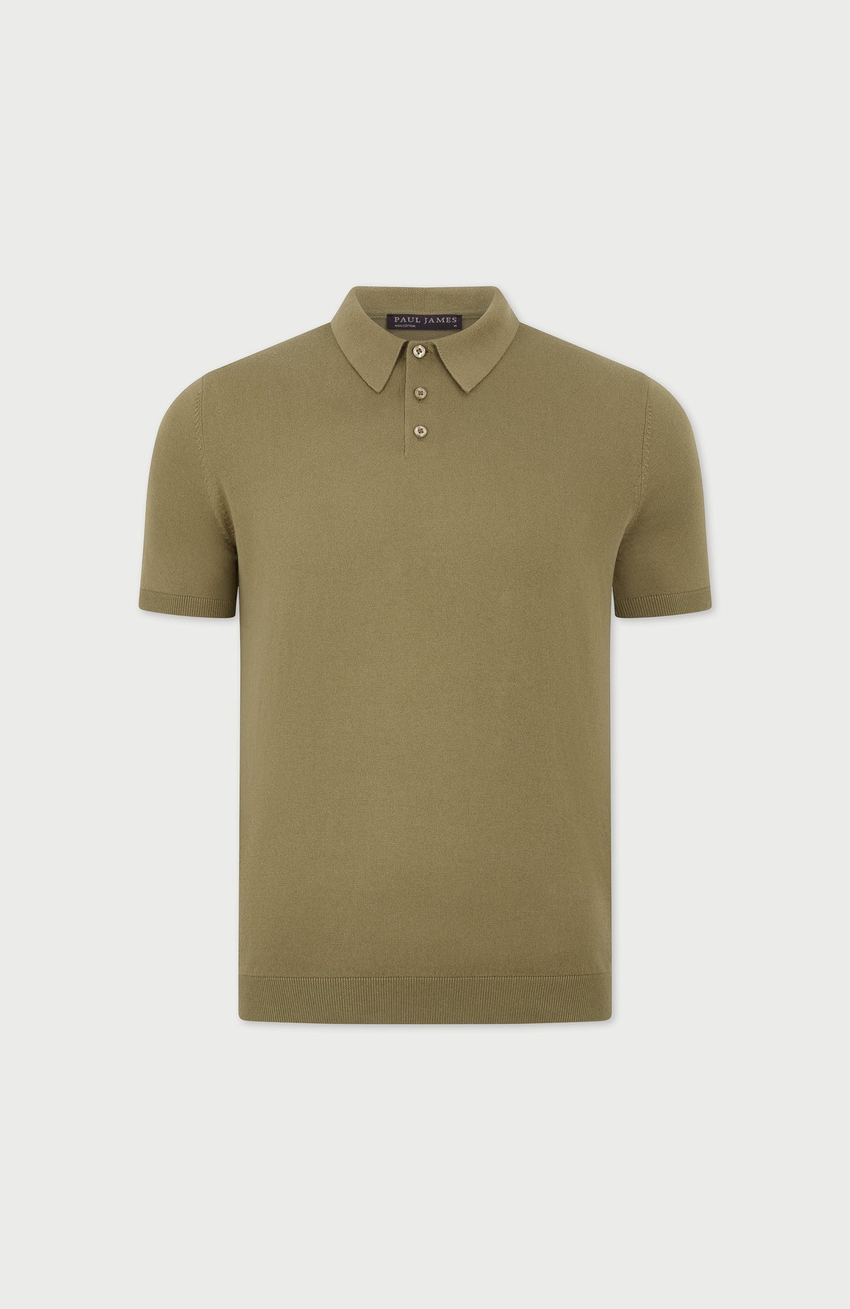 Mens Ultra Fine Cotton Short Sleeve Polo Shirt