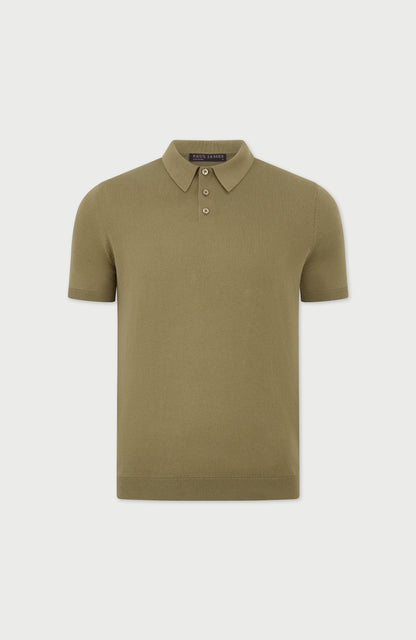 Mens Ultra Fine Cotton Short Sleeve Polo Shirt