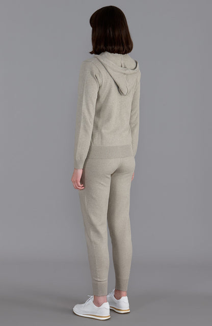 Womens Lightweight Cotton Zip Through Hoodie