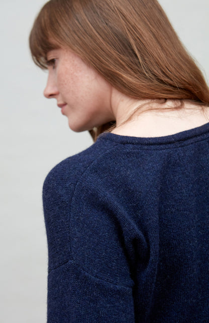 Womens Lambswool Crew Neck Cardigan