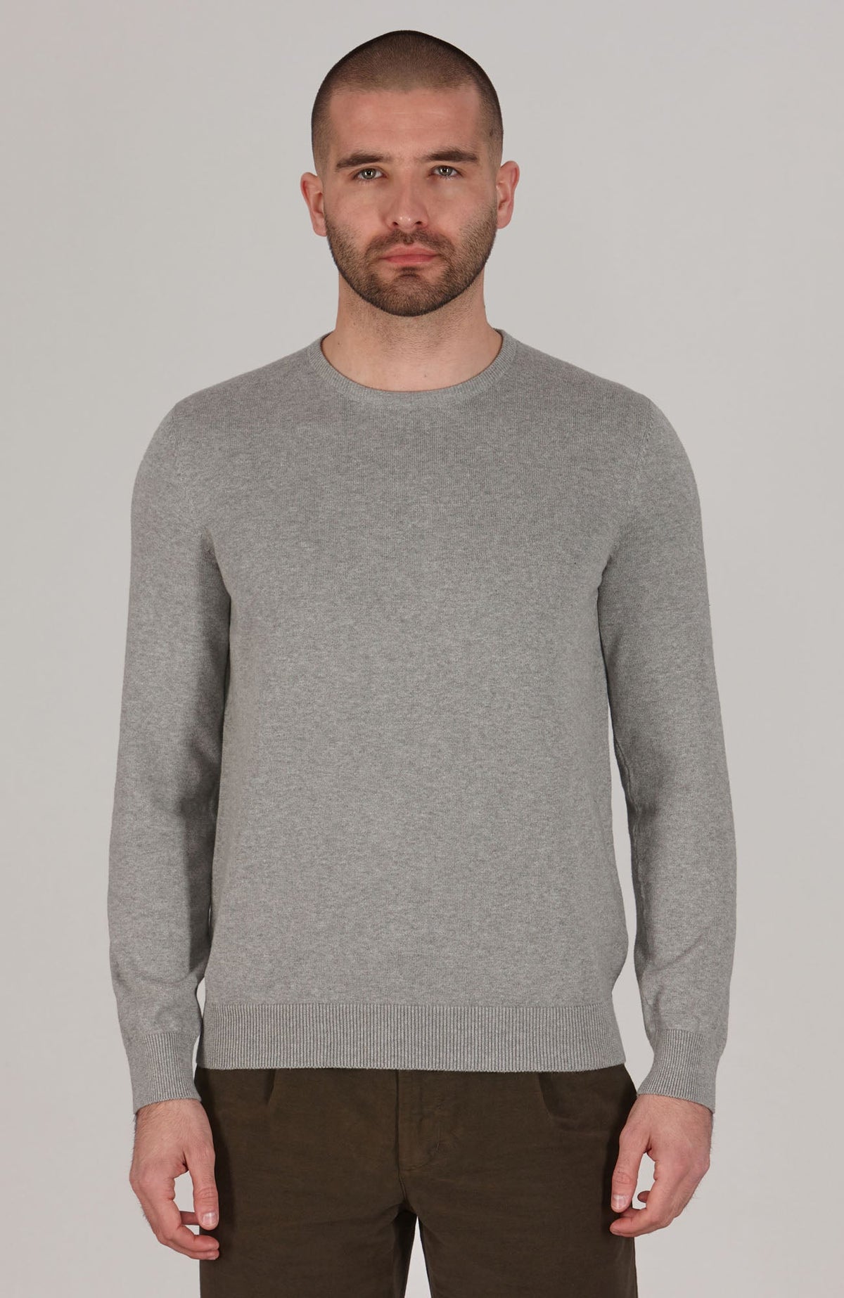 Men's Cotton Crew Neck Jumper