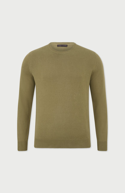 Men's Cotton Crew Neck Jumper