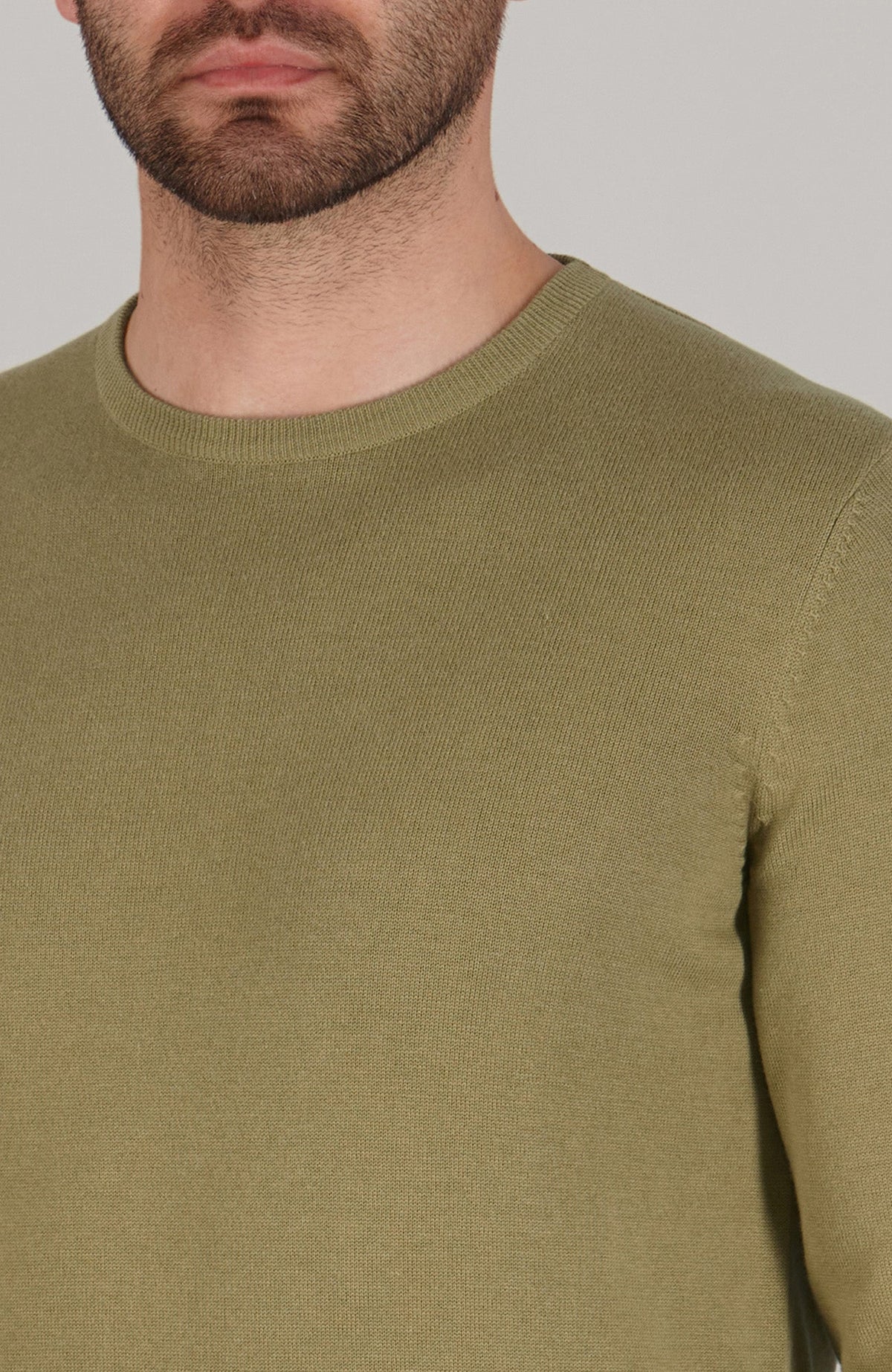 Men's Cotton Crew Neck Jumper