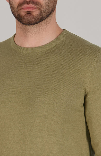 Men's Cotton Crew Neck Jumper