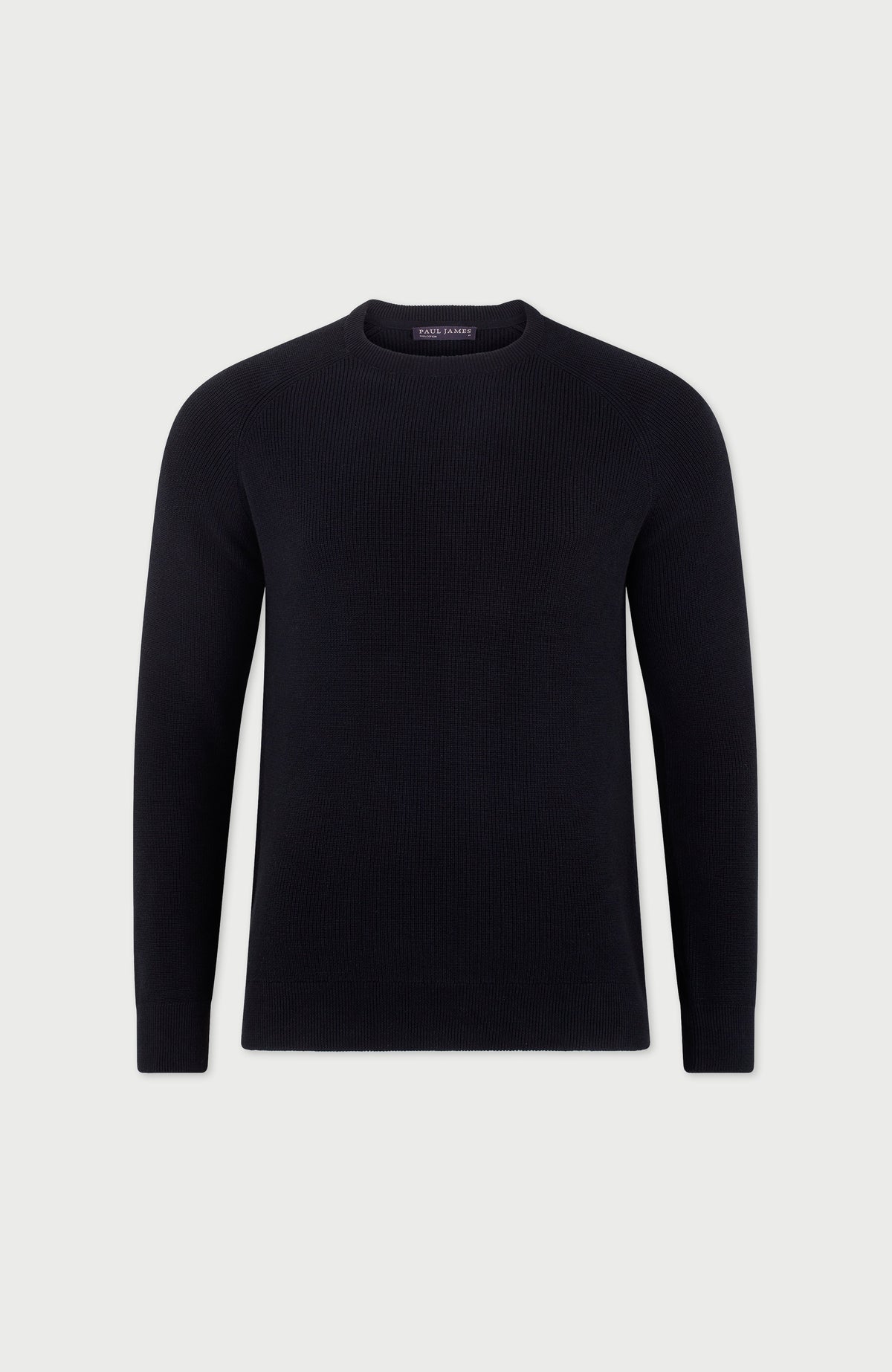 Mens Lightweight Cotton Fisherman Rib Jumper