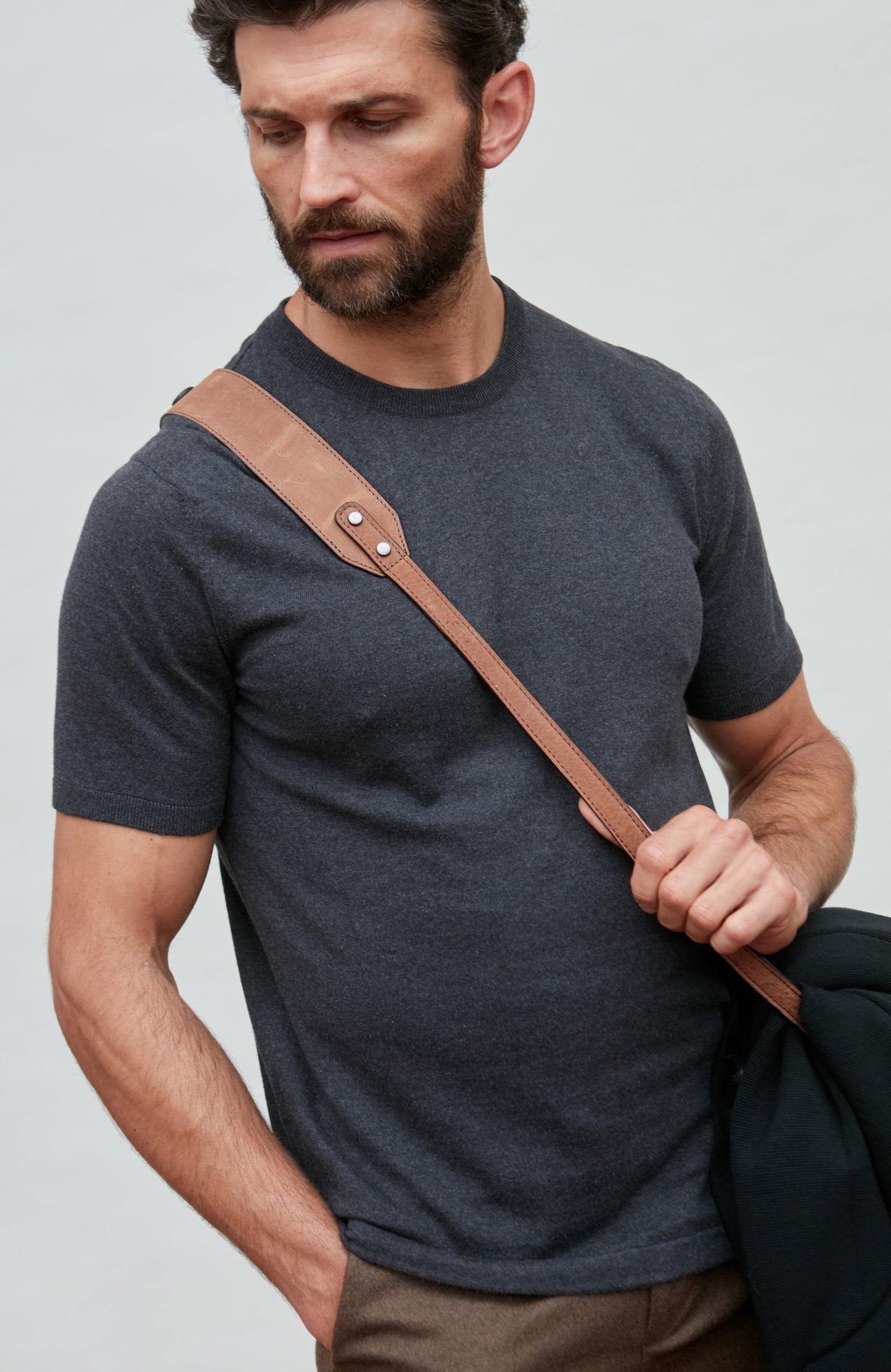 Mens Ultra Fine Cotton Knitted T-Shirt