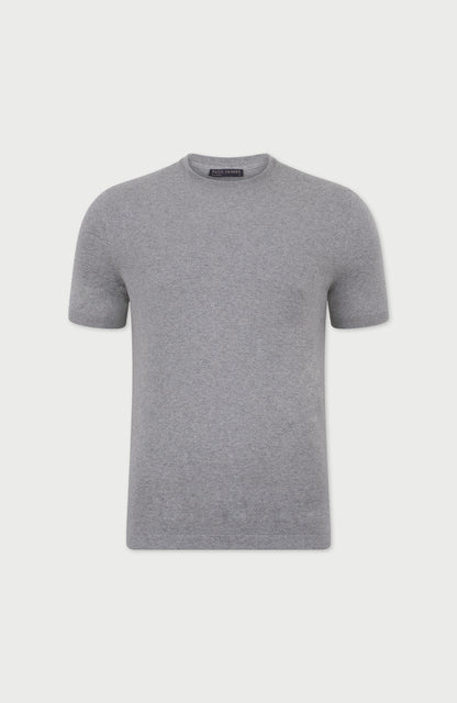 Mens Ultra Fine Cotton Knitted T-Shirt