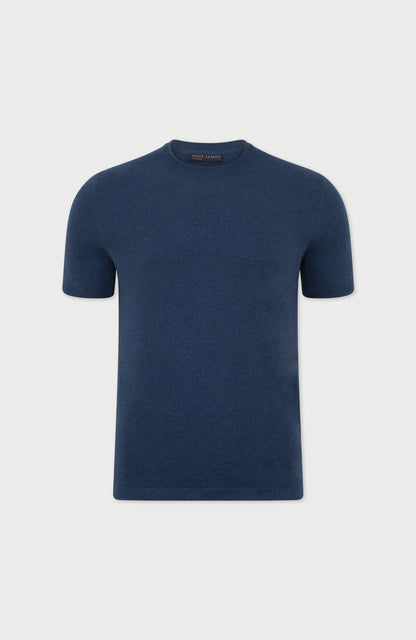 Mens Ultra Fine Cotton Knitted T-Shirt