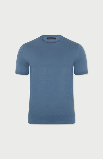 Mens Ultra Fine Cotton Knitted T-Shirt