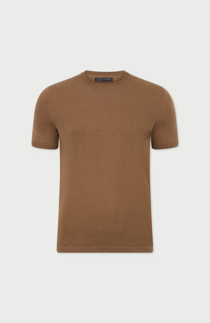 Mens Ultra Fine Cotton Knitted T-Shirt