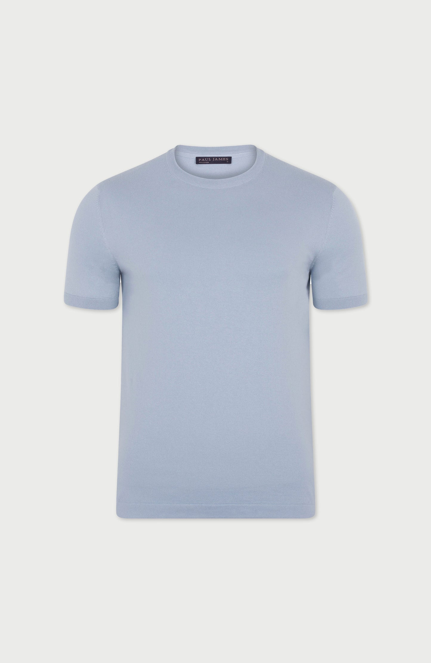 Mens Ultra Fine Cotton Knitted T-Shirt