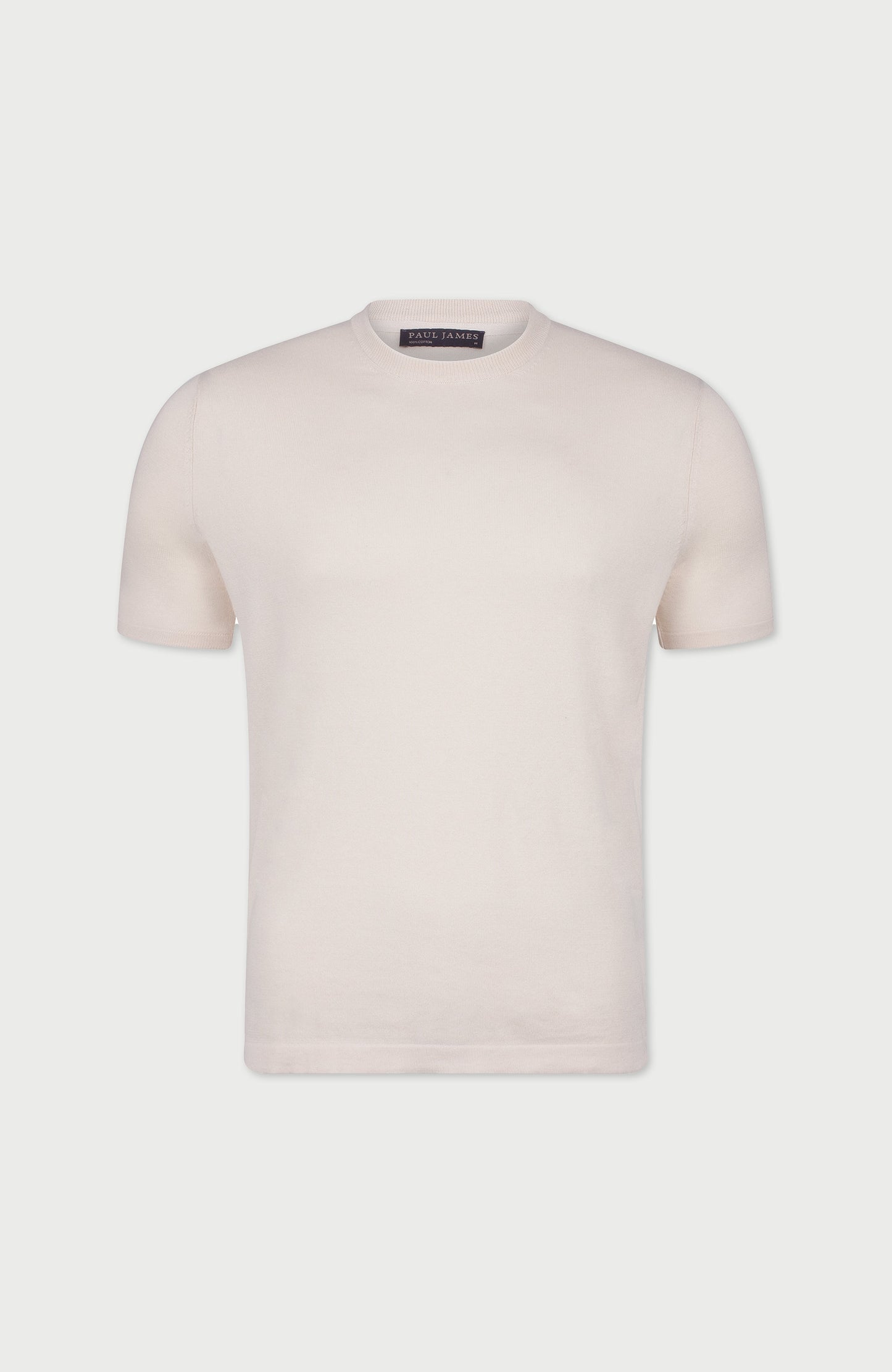 Mens Ultra Fine Cotton Knitted T-Shirt