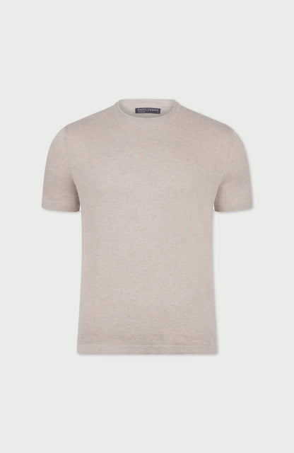 Mens Ultra Fine Cotton Knitted T-Shirt
