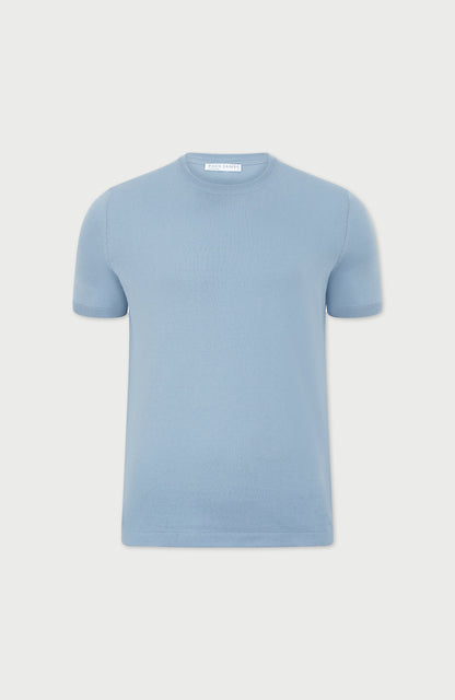 Mens Ultra Fine Cotton Knitted T-Shirt